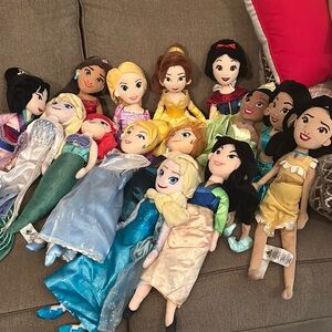 all disney plush princesses